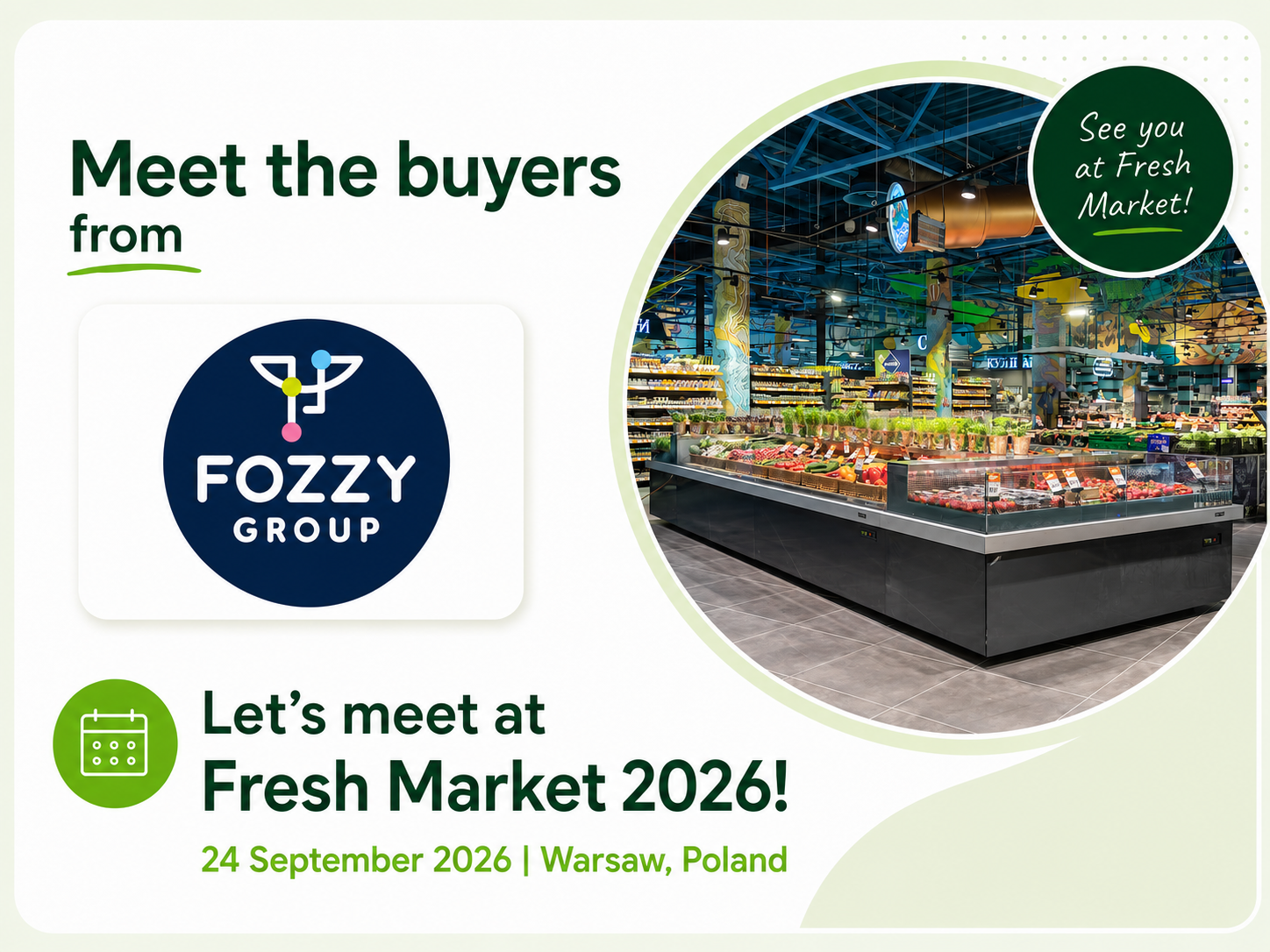 Meet Fozzy Group at Fresh Market 2026